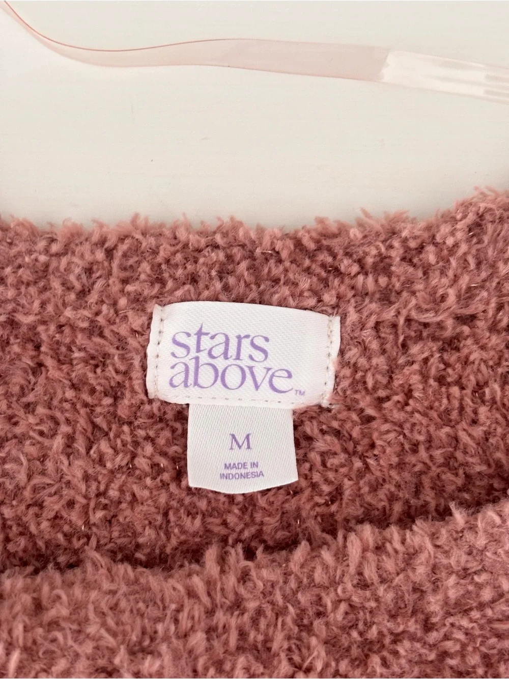 STARS ABOVE Teddy Lounge Sweater Sz M